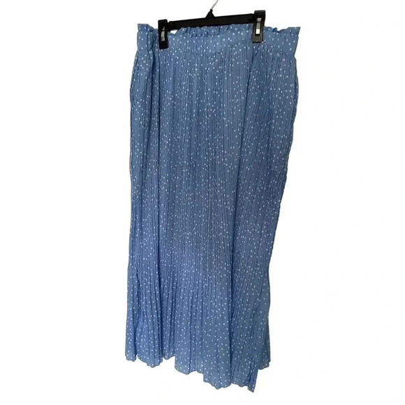 Exlura Women’s High Waisted Polka Dot Pleated Midi Skirt with pockets XXL - Picture 4 of 5